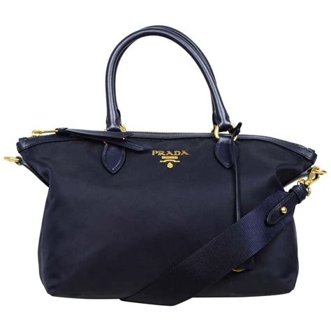 prada navy blue bag|prada blue nylon bag.